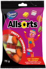 ALLSORTS MINI FRUITY 75G