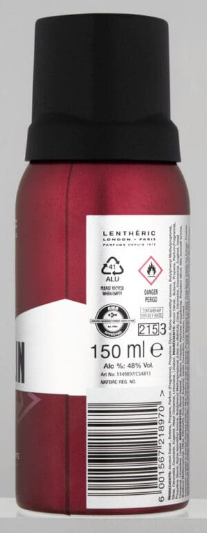 image-0 Lenthéric Masculin Intense Deodorant Spray 150ml