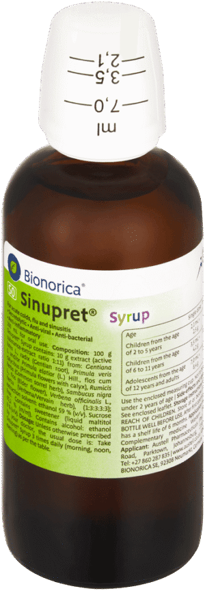 Bionorica Sinupret Sinusitis Syrup 100ml