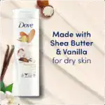 Dove Body Love Shea Butter and Vanilla Pampering Body Lotion for Dry Skin 400ml