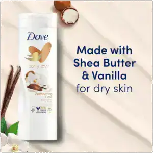 Dove Body Love Shea Butter and Vanilla Pampering Body Lotion for Dry Skin 400ml