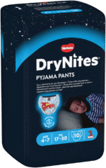 Huggies DryNites Age 4-7 Disposable Nappy Pyjama Pants 10pk