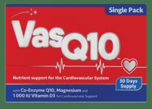Vasq10 Nutrient Support for The Cardiovascular System 30pk