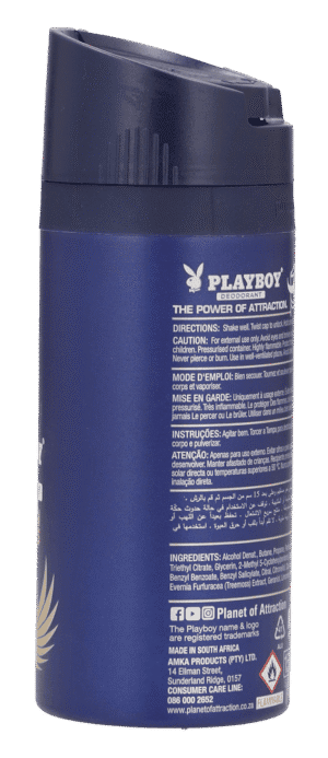 Playboy London Knights Deodorant Body Spray 150ml