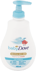 Baby Dove Rich Moisture Head to Toe Wash 400ml