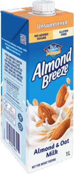 Blue Diamond Almonds Almond Breeze Unsweetened Almond & Oat Milk 1L