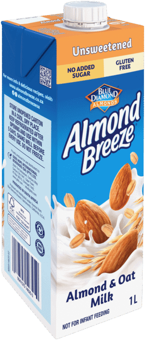 Blue Diamond Almonds Almond Breeze Unsweetened Almond & Oat Milk 1L