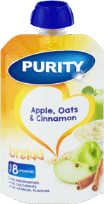 Purity From 8 Months Apple, Oats & Cinnamon Brekki 110ml