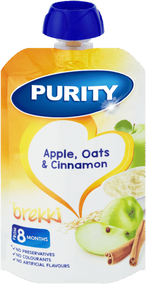 Purity From 8 Months Apple, Oats & Cinnamon Brekki 110ml