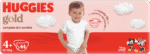 Huggies Gold Size 4+ Disposable Nappies 44pk