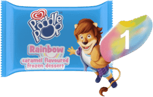 OLA Paddle Pop Rainbow Caramel Flavoured Frozen Dessert 60ml