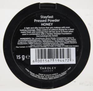 Yardley Stayfast Honey 12HR Pressed Powder 15g