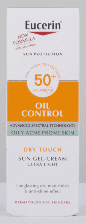 Eucerin Oil Control SPF 50+ Oil Control Sun Gel-Cream 50ml