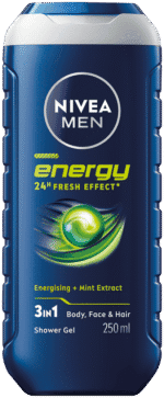 Nivea MEN Energy 3-In-1 Shower Gel 250ml