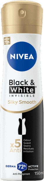 Nivea Black & White Invisible Silky Smooth Anti-Perspirant Aerosol 150ml