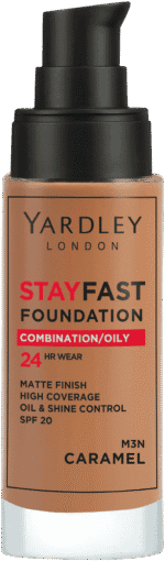 Yardley Stayfast Caramel SPF 20 24HR Foundation 30ml