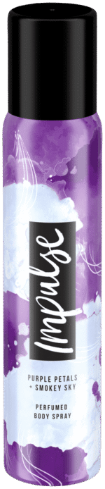 Impulse Purple Petals and Smokey Sky Aerosol Deodorant Body Spray 90ml