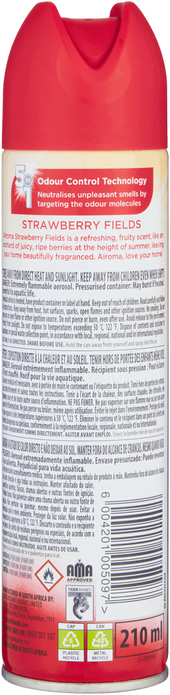 Airoma Strawberry Fields 5-in-1 Air Freshener 210ml