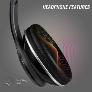 Volkano FALCON BLACK HEADPHONES