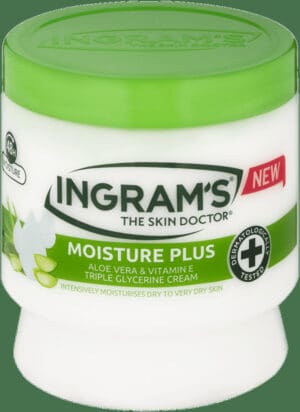 Ingram's Moisture Plus Aloe Vera & Vitamin E Triple Glycerine Cream 450ml
