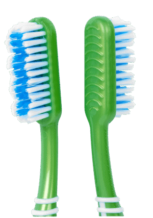 image-0 Colgate Double Action Medium Toothbrush 4s
