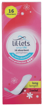 Lil-lets SmartFit Scented Pantyliners 16s