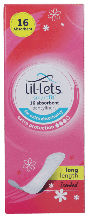 Lil-lets SmartFit Scented Pantyliners 16s