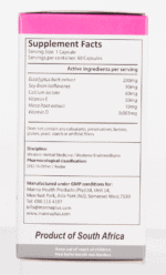 Manna Menopause Support Dietary Supplement Capsules 60pk