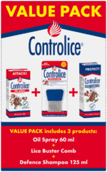 Controlice Head Lice Treatment Pack 3pc