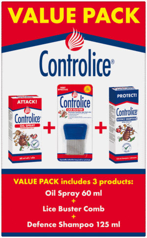 Controlice Head Lice Treatment Pack 3pc