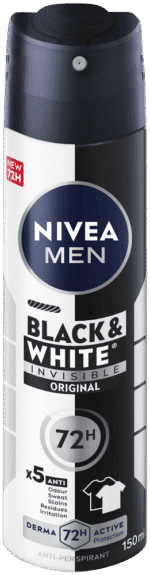 Nivea MEN Original Black & White Invisible Anti-Perspirant Spray 150ml