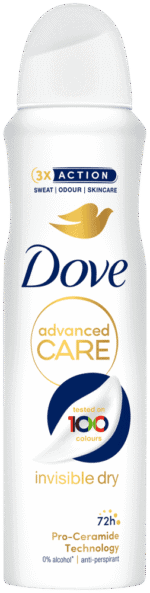 Dove Advanced Care Invisible Dry Anti-Perspirant Body Spray 150ml