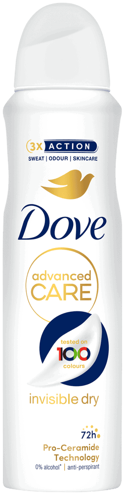 Dove Advanced Care Invisible Dry Anti-Perspirant Body Spray 150ml