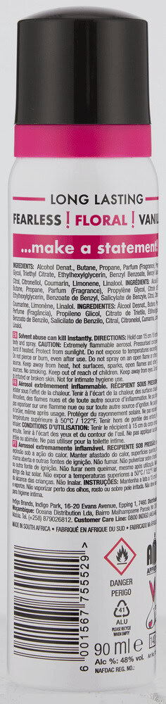 Exclamation Fierce Perfume Deodorant Body Spray 90ml