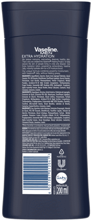 Vaseline Men Extra Hydration Moisturizing Body Lotion 400ml