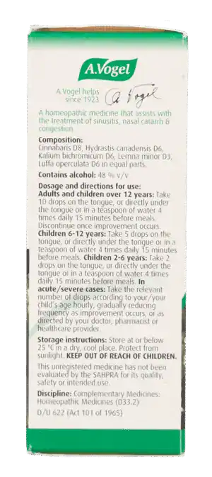 A. Vogel Sinuforce Sinutsitis Drops 30ml