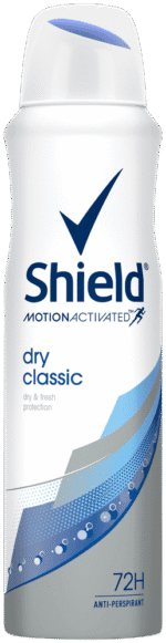 Shield Women Dry Classic Antiperspirant Deodorant Body Spray 150ml