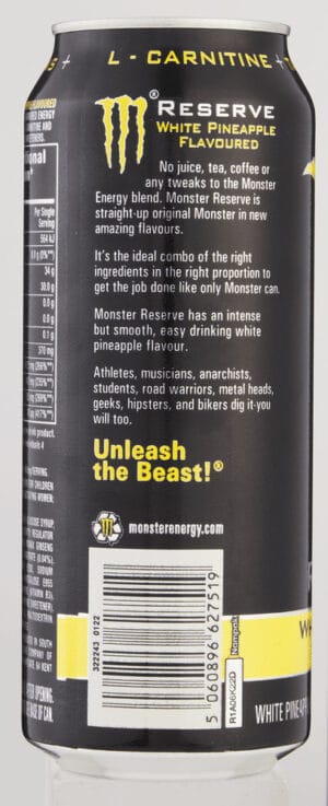 Monster Reserve White Pineapple Flavoured Energy Drink 500ml