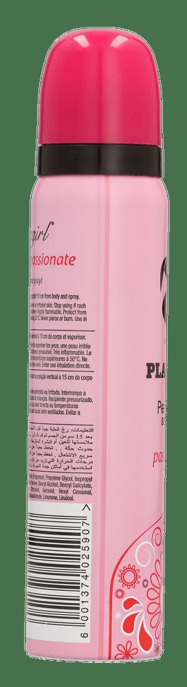 Playgirl Passionate Perfumed Body Spray 90ml