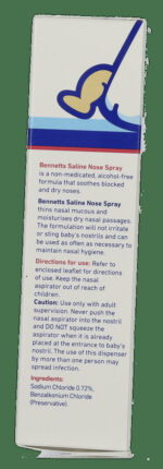 BENNETTS SALINE NOSE DROPS 30ML