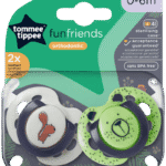 Tommee Tippee Fun Friends Orthodontic Soothers 2pk