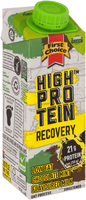 First Choice High Protein Recovery Chocolate Mint Flavoured Low Fat Milk 250ml