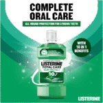 Listerine Total Care Fresh Mint Fluoride Mouthwash 500ml
