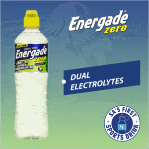 Energade Zero Lemon, Lime & Ginger Flavoured Sports Drink 500ml