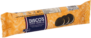 Henro Disco's Choc Vanilla Biscuits 120g