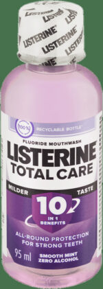Listerine Total Care Smooth Mint Fluoride Mouthwash 95ml