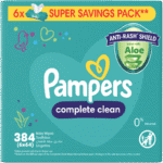 Pampers Complete Clean Baby Wipes 6 x 64pk