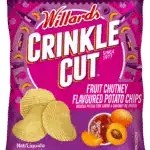 Willards Crinkle Cut Fruit Chutney Flavoured Potato Chips 120g