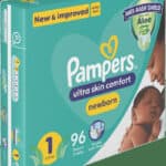 Pampers Size 1 Disposable Nappies 96pk