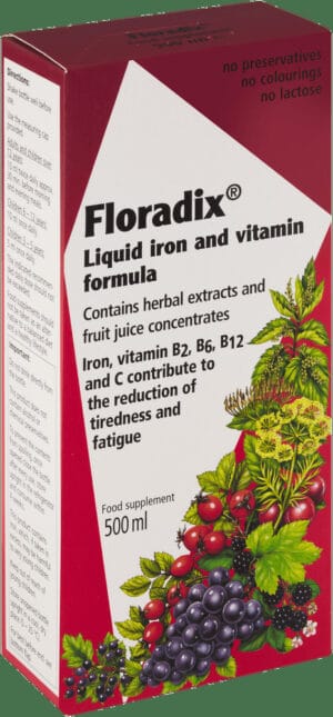 Floradix LIQUID IRON FORMULE 500ML